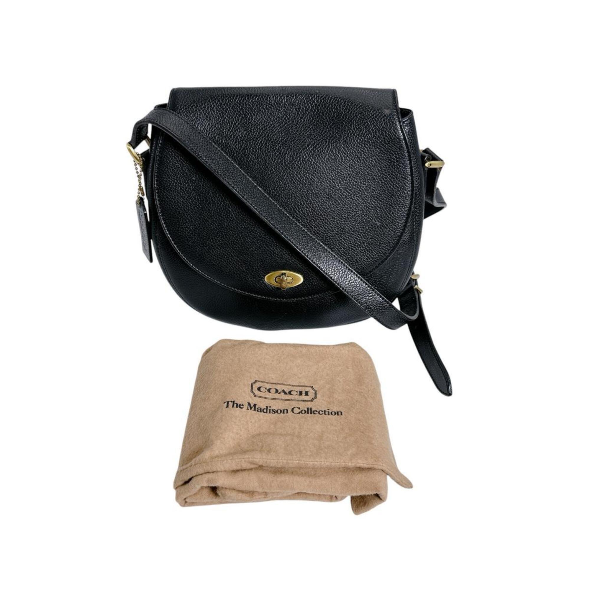 Coach Handbag/Shoulder Bag, Old Leather, 3176, Black.